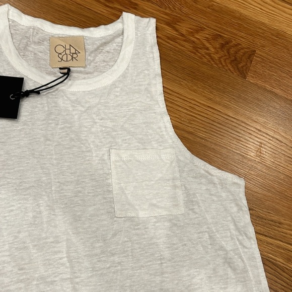 Chaser women’s burn out cotton essential tank top size medium new with tags - Picture 3 of 4